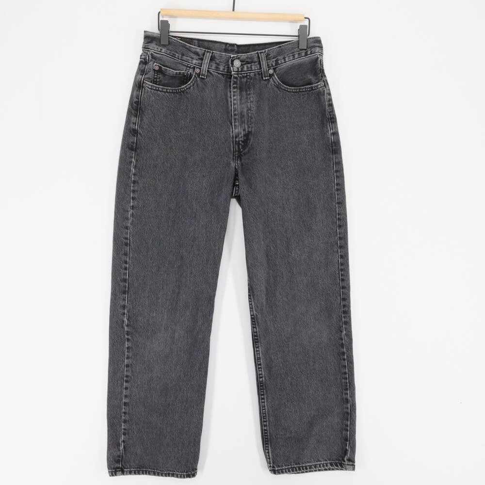 Levis 565 Jeans Mens 30x30 Black Loose Straight Leg Denim Classic 5 Pocket